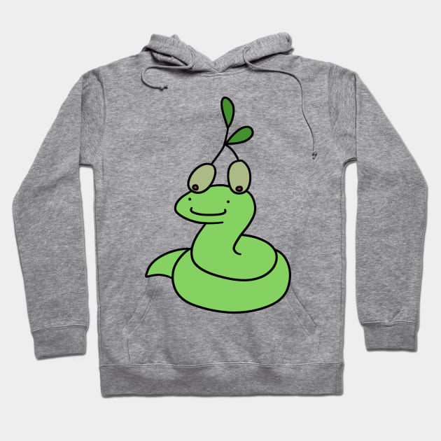 Olive Snake Hoodie by saradaboru